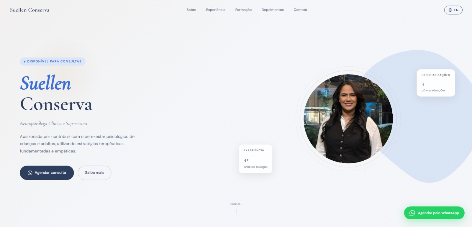 Suellen Landing Page
